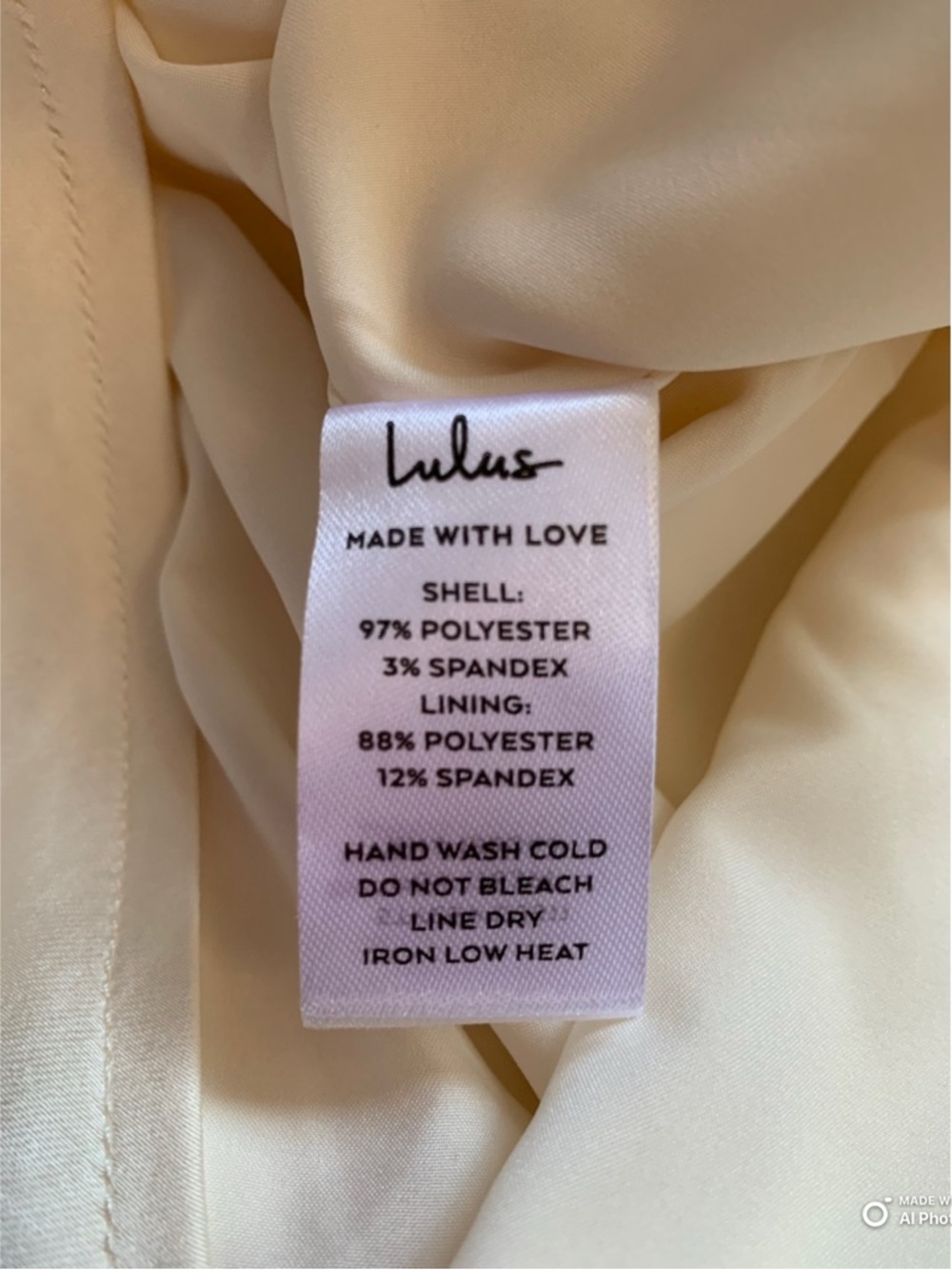 Lulus Large Start of Forever Ivory Satin Halter Mermaid Maxi Dress NWT Wedding - Picture 12 of 15